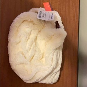 Infinity scarf knit/faux fur NEW!